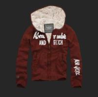 heren abercrombie fitch full-zip hooded fleece outwear new york date rood Outlet Ebay 9khvl731